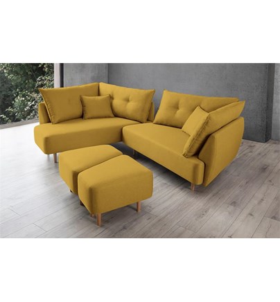 Sjedeća garnitura Diagon Lounge set, 17 cm nogice, tkanine Phoenix/Icon