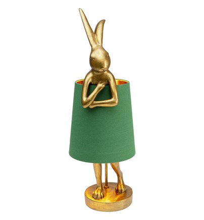 Stolna lampa Animal Rabbit Gold/Green 68