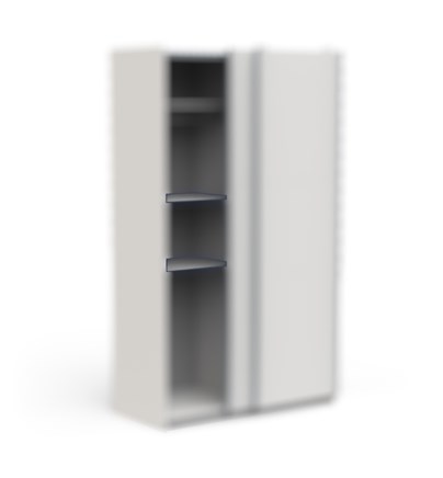 Ormar GHOST 150 (siva, 150, Polica)