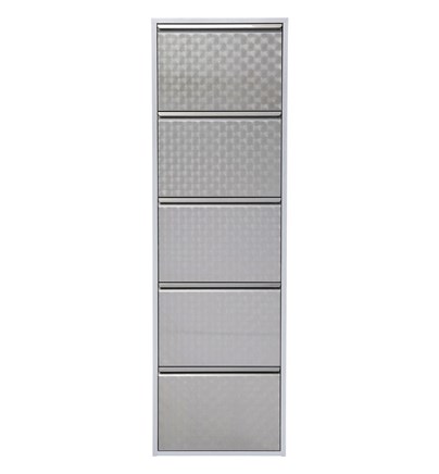 Ormarić za cipele Caruso 5 Silver brushed
