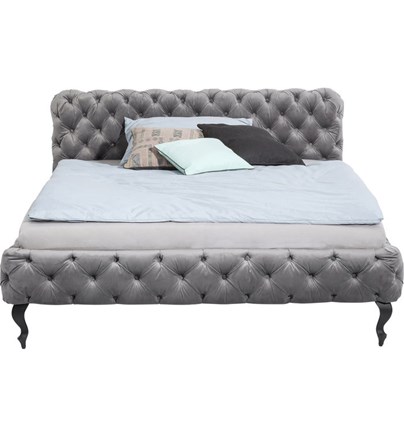 Krevet Desire Velvet Silver Grey 160x200
