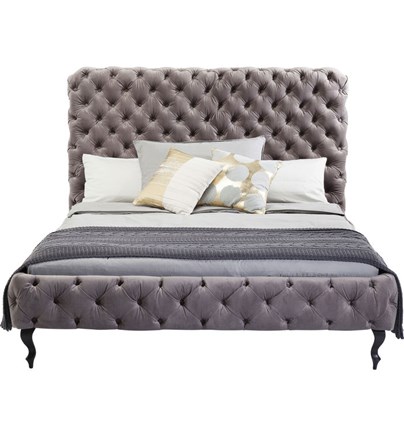 Krevet Desire High Silver Grey 180x200 cm