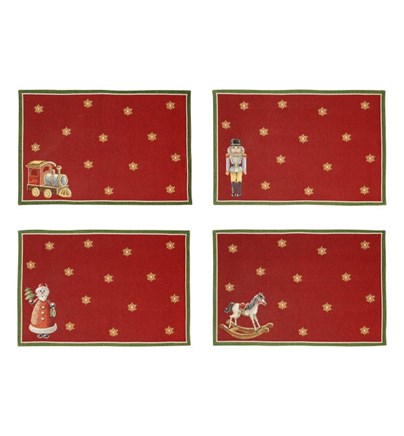 Toy's Delight Godišnji set Gobelin podmetača 4 kom