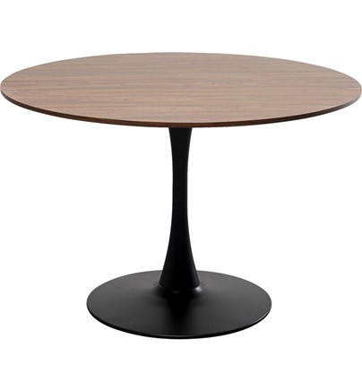 Stol Schickeria Walnut Black fi110cm