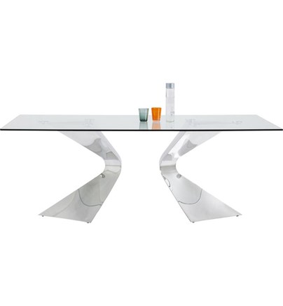 Stol Gloria Chrome 200x100cm