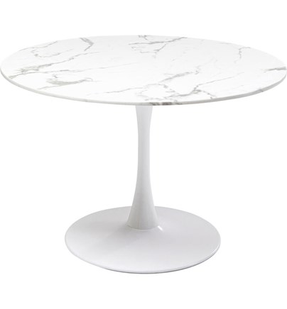 Stol Veneto Marble White fi110cm