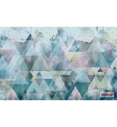 Tapeta Triangles Blue